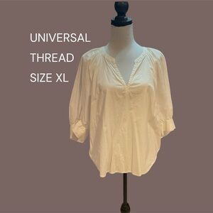 UNIVERSAL THREAD PEASANT STYLE PULLOVER TOP SIZE XL GENTLY WORN